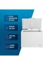 - Chest Freezer Gross 385L / Net 295L - White - DCF-384 - 4