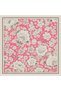 Flower Dream - Powder - 100% Silk Twill Scarf - 90X90 cm - 6