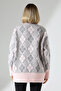Women's Jacquard Patterned Soft Textured Knitwear Cardigan - 8