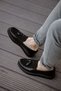 Ch002 Loafer Verniciata Men's Casual Slip-On Corcik Patent Leather Suede Classic Shoes Rsst - Black - 4
