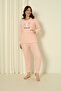 Fwn 04-3302 Plush Welsoft Fleece Winter Soft Rabbit Women's Pajama Set - 2