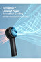 HALO 01 Portable Rechargeable Handheld Fan, 6000RPM, 3000mAh, Black, PB01-BK - 2