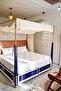 Heritage Block Print 100% Cotton Percale Bedsheet with 2 Pillowcases - 2