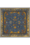 Garden of the Night - Gray - Aurora Patterned Janjan Scarf - 90X90 cm - 5