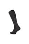 Travel Socks, 35-38, 65% Cotton, Below the Knee, Dark Gray - 2
