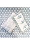 Heritage Block Print 100% Cotton Percale Bedsheet with 2 Pillowcases - 4