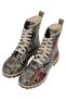 Women's Vegan Leather White Long Boots - Star Girl Design