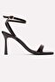 Brown - Single Strap Thin Heeled Women's Shoes - 2
