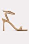 Nude - Women's Single Strap Thin Heeled Shoes - 2