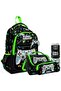 Kids Patterned 4-Piece School Bag Set (School Bag, Nutrition, Pen Holder, Water Bottle)