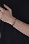 Black Lava Stone Hematite Transitional Natural Stone Men's Bracelet - 3
