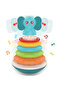 - Baby Stacking Rings Educational Toy With Elephant - 4