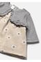 Baby Girl Daisy Dress Beige 2832 - 3