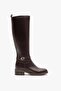 Manila Brown Leather Women's Boots