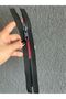 24X3 cm Two Color Zipper with Teeth Red - 3