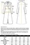 Shirt Collar Grosgrain Detailed Lined Plus Size Top Coat Black 6690-A - 7