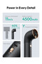 AERO ULTRA Handheld High-Speed Fan, 19000RPM, 4500mAh, Black/Gold, PH03-BG - 5