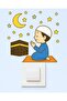 Sticker on the Wall - Wall Sticker for Children's Baby Room - Boy Praying Ramadan Sticker 4
