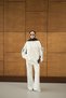 Women's Bow Detail Two-Piece Set White - 18