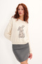 Rabbit Patterned Knitwear Sweater K3491