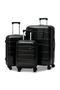 Hard Case 3 Piece Set (20/24/28 Inch) Luggage Lightweight, Unbreakable Suitcase, Secured Lock