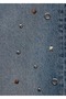 Straight Cut Perforated Jeans - 6