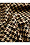 Houndstooth Patterned Tasseled Long Scarf - 3
