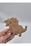 15 Pcs Cute Dinosaur Model 4 Wooden Painting School DIY Activity Activity Art 15 cm X 11 cm - 2