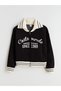 Polo Neck Girl's Knitwear Cardigan