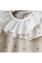 Baby Girl Newborn Cotton Romper Set Hospital خروج Woven Fabric Floral Baby Set - 2