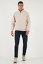 Stretch Cotton Slim Fit Regular Waist Narrow Leg Jeans Men's Jeans Pants 1124C45Napoli