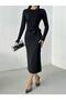 Women's Star Side Tie-Up Modal Fabric Dress - 5