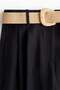 Wide belted trousers - 3