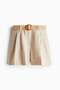 Belted shorts