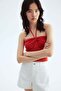 Halterneck terry top - 2