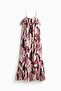 Flared maxi dress