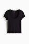 Lace-trimmed top