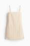 Crochet-look mini dress