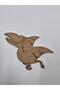 15 Pcs Cute Dinosaur Model 5 Wooden Painting School DIY Activity Activity Art 15 cm X 10 cm