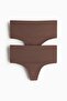 2-pack Seamless Light Shape Thong briefs - 2