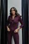 Plum Kyle Zippered Jacket Leggings Set - 2