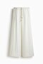 Macramé-belt trousers