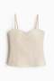 Gathered strappy top
