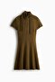 Scarf-detail knitted dress - 2