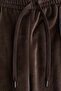 Wide velour joggers - 5