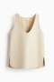 Leather vest top - 2