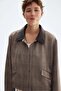 Coated-collar jacket - 2