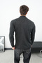 Half Fisherman Regular Fit High Neck Men's Sweater Anthracite - 4