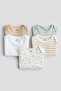 5-pack cotton bodysuits - 2