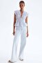 Drawstring poplin blouse - 5